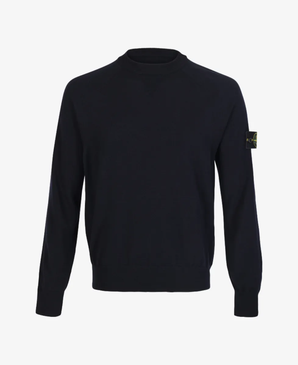 Stone Island Trui ronde hals - V0020 NAVY BLUE 1 Stone Island Stone Island Trui ronde hals - V0020 NAVY BLUE