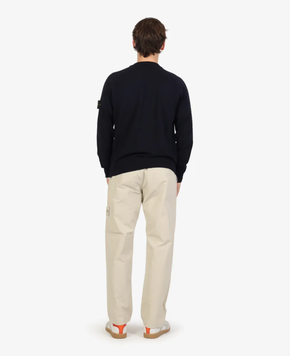 Stone Island Trui ronde hals - V0020 NAVY BLUE 3 Stone Island Stone Island Trui ronde hals - V0020 NAVY BLUE