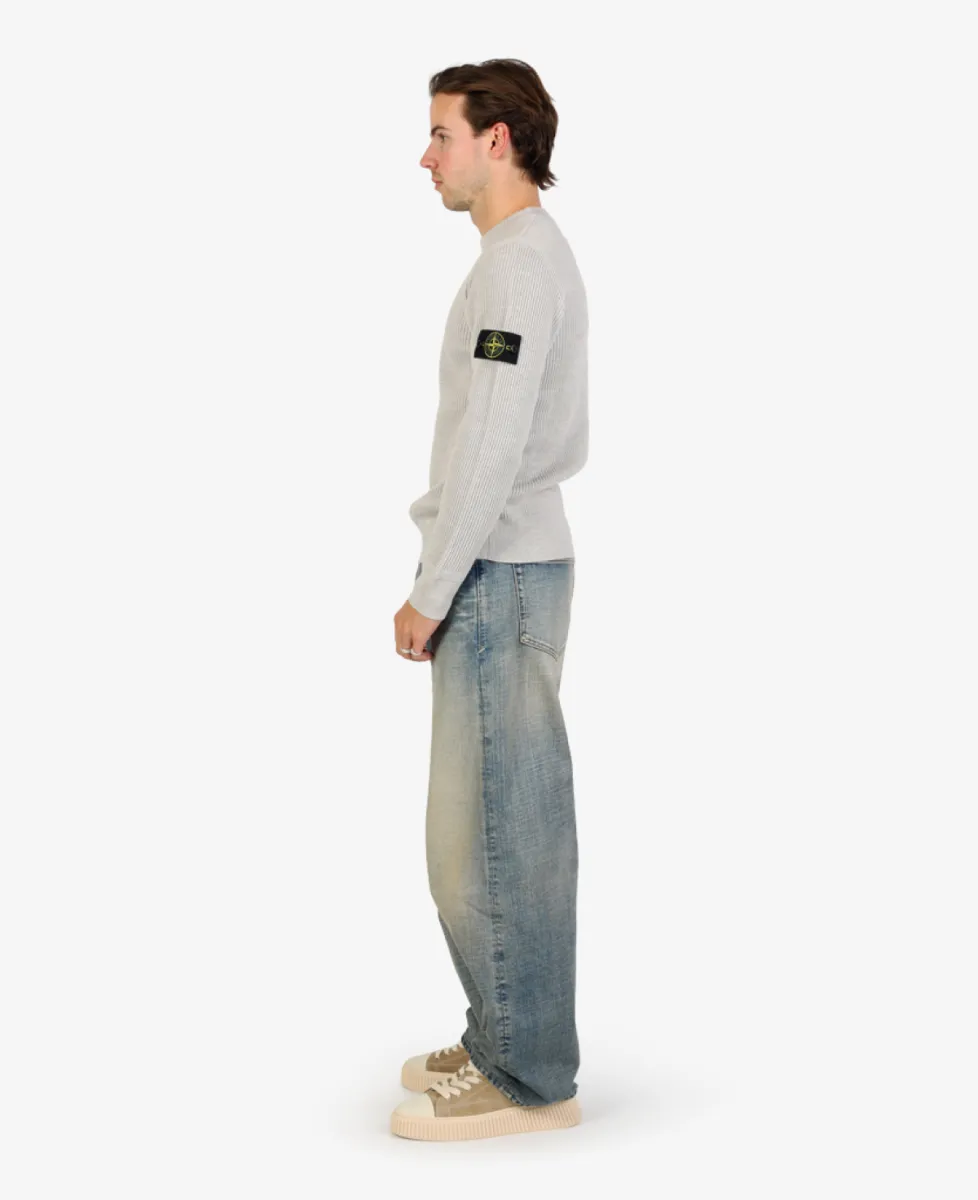 Stone Island Trui ronde hals - V0M95 SAND MELANGE 4 Stone Island Stone Island Trui ronde hals - V0M95 SAND MELANGE