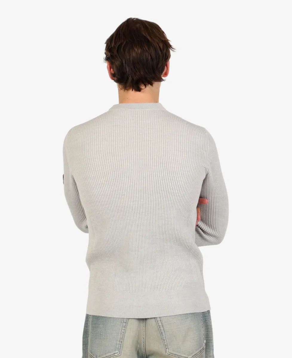 Stone Island Trui ronde hals - V0M95 SAND MELANGE 6 Stone Island Stone Island Trui ronde hals - V0M95 SAND MELANGE