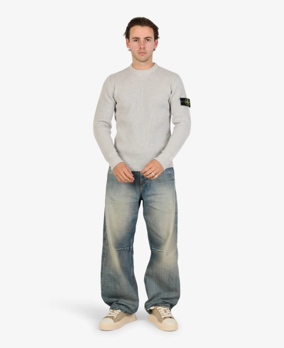 Stone Island Trui ronde hals - V0M95 SAND MELANGE 1 Stone Island Stone Island Trui ronde hals - V0M95 SAND MELANGE