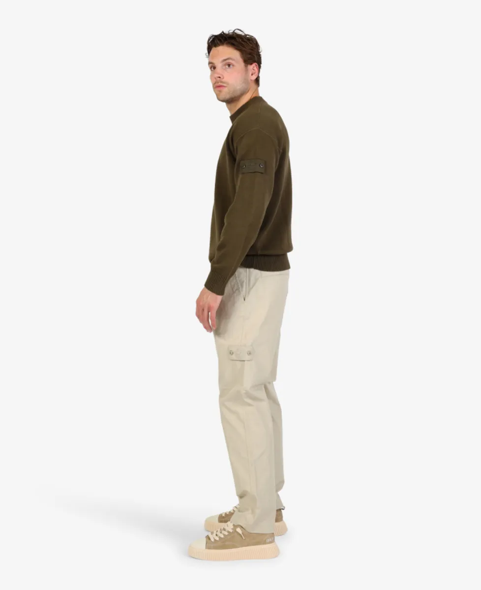 Stone Island Ghost Sweater - V0054 MILITARY GREEN 4 Stone Island Stone Island Ghost Sweater - V0054 MILITARY GREEN