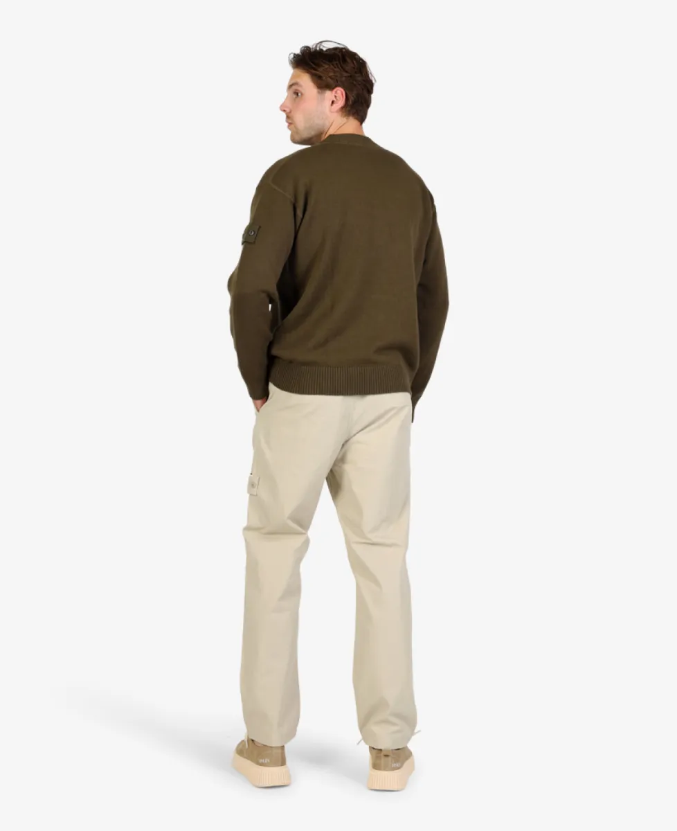 Stone Island Ghost Sweater - V0054 MILITARY GREEN 5 Stone Island Stone Island Ghost Sweater - V0054 MILITARY GREEN