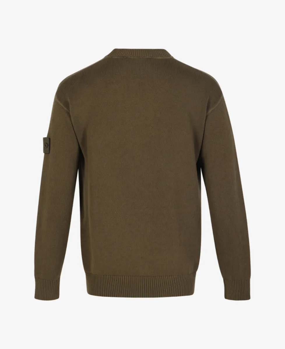 Stone Island Ghost Sweater - V0054 MILITARY GREEN 7 Stone Island Stone Island Ghost Sweater - V0054 MILITARY GREEN