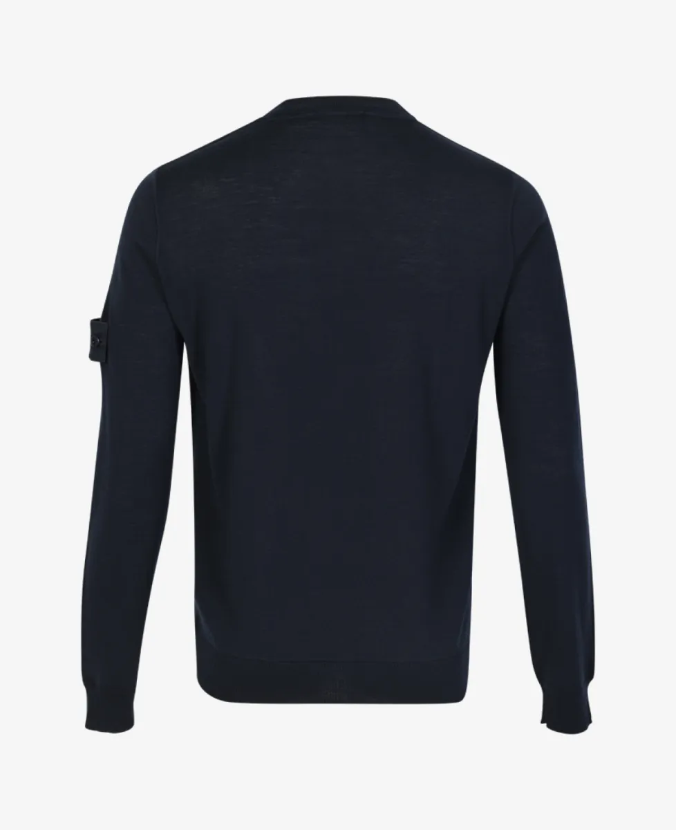Stone Island Ghost knitted trui - V0020 NAVY BLUE 3 Stone Island Stone Island Ghost knitted trui - V0020 NAVY BLUE