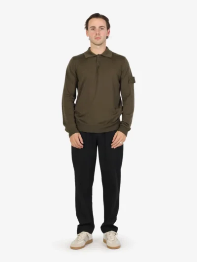 Stone Island Stone Island Ghost polo langemouw - V0054 MILITARY GREEN