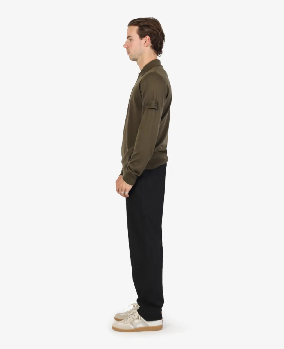 Stone Island Ghost polo langemouw - V0054 MILITARY GREEN 3 Stone Island Stone Island Ghost polo langemouw - V0054 MILITARY GREEN