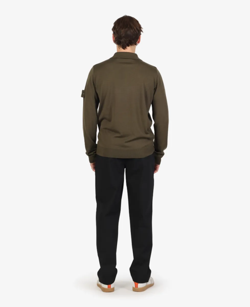 Stone Island Ghost polo langemouw - V0054 MILITARY GREEN 4 Stone Island Stone Island Ghost polo langemouw - V0054 MILITARY GREEN