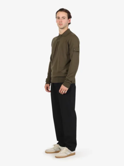 Stone Island Stone Island Ghost polo langemouw - V0054 MILITARY GREEN