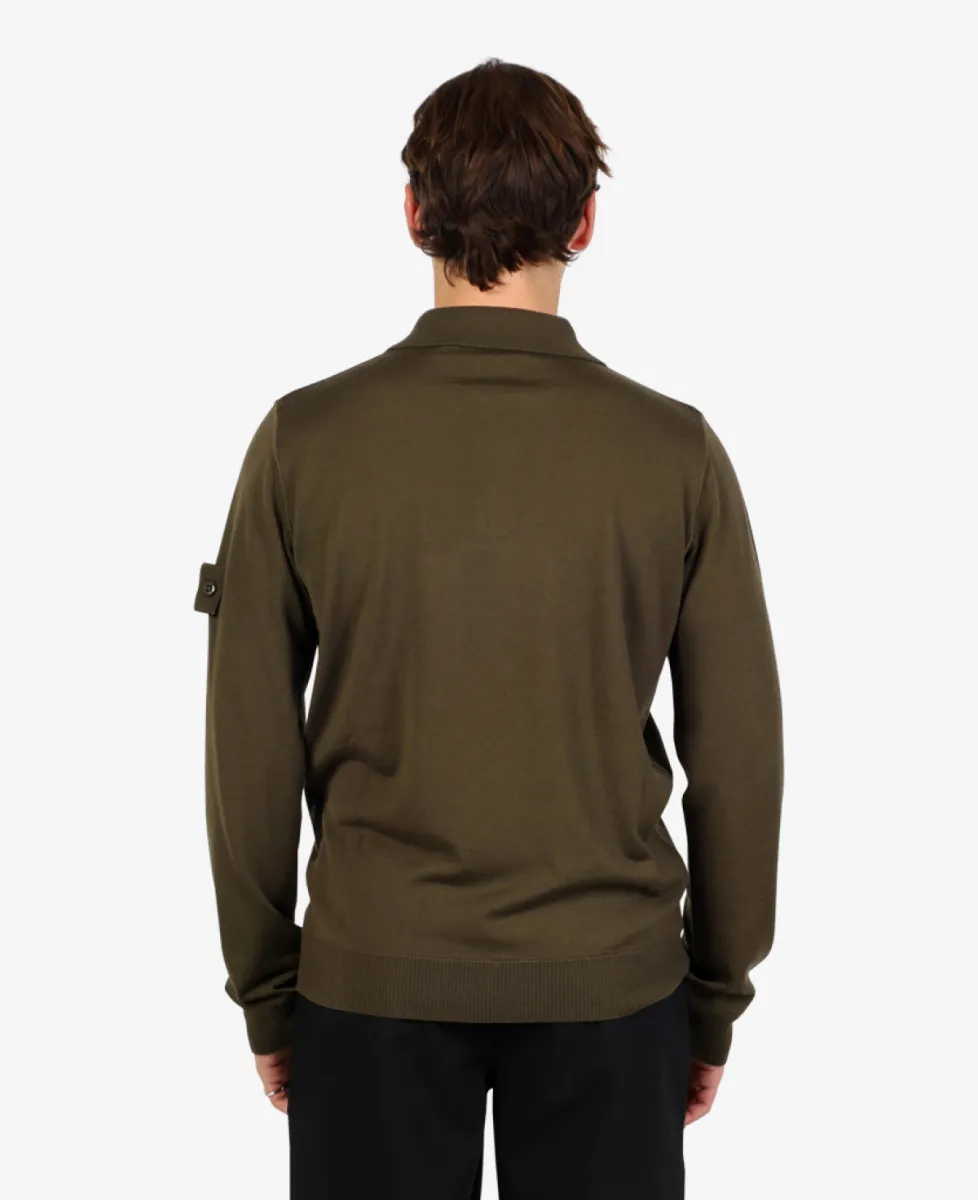 Stone Island Ghost polo langemouw - V0054 MILITARY GREEN 6 Stone Island Stone Island Ghost polo langemouw - V0054 MILITARY GREEN