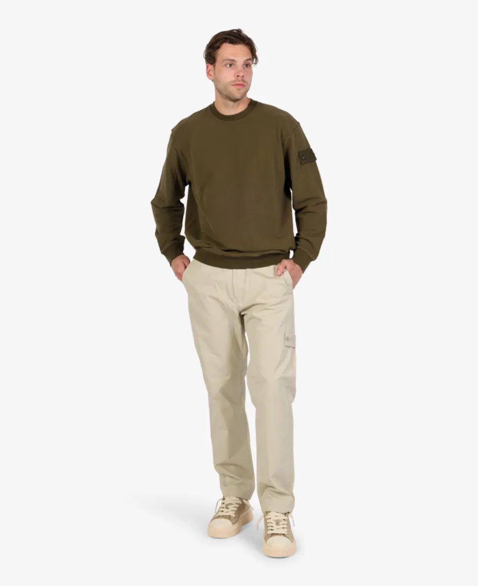Stone Island Ghost Sweater - V0054 MILITARY GREEN 2 Stone Island Stone Island Ghost Sweater - V0054 MILITARY GREEN