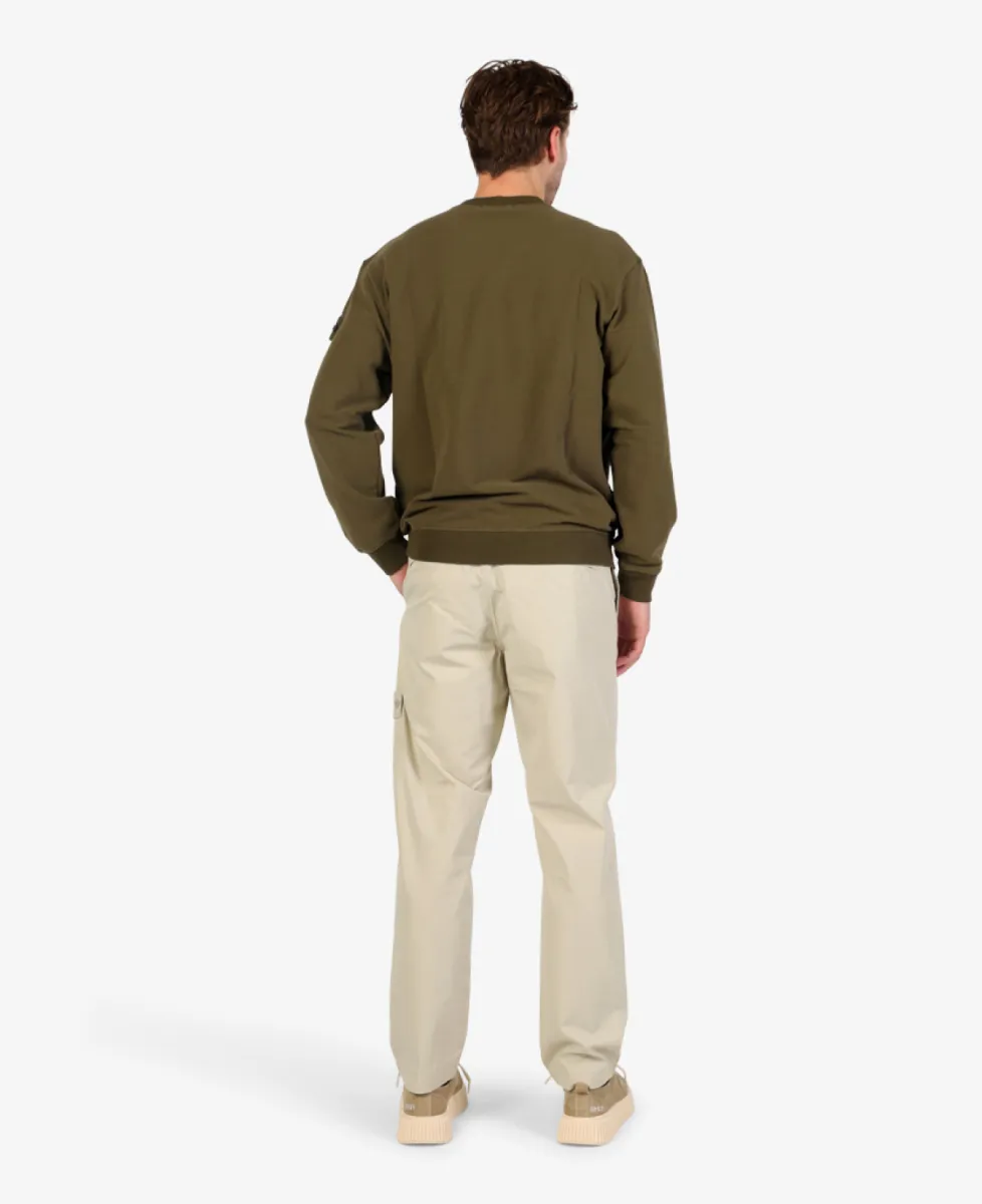 Stone Island Ghost Sweater - V0054 MILITARY GREEN 5 Stone Island Stone Island Ghost Sweater - V0054 MILITARY GREEN