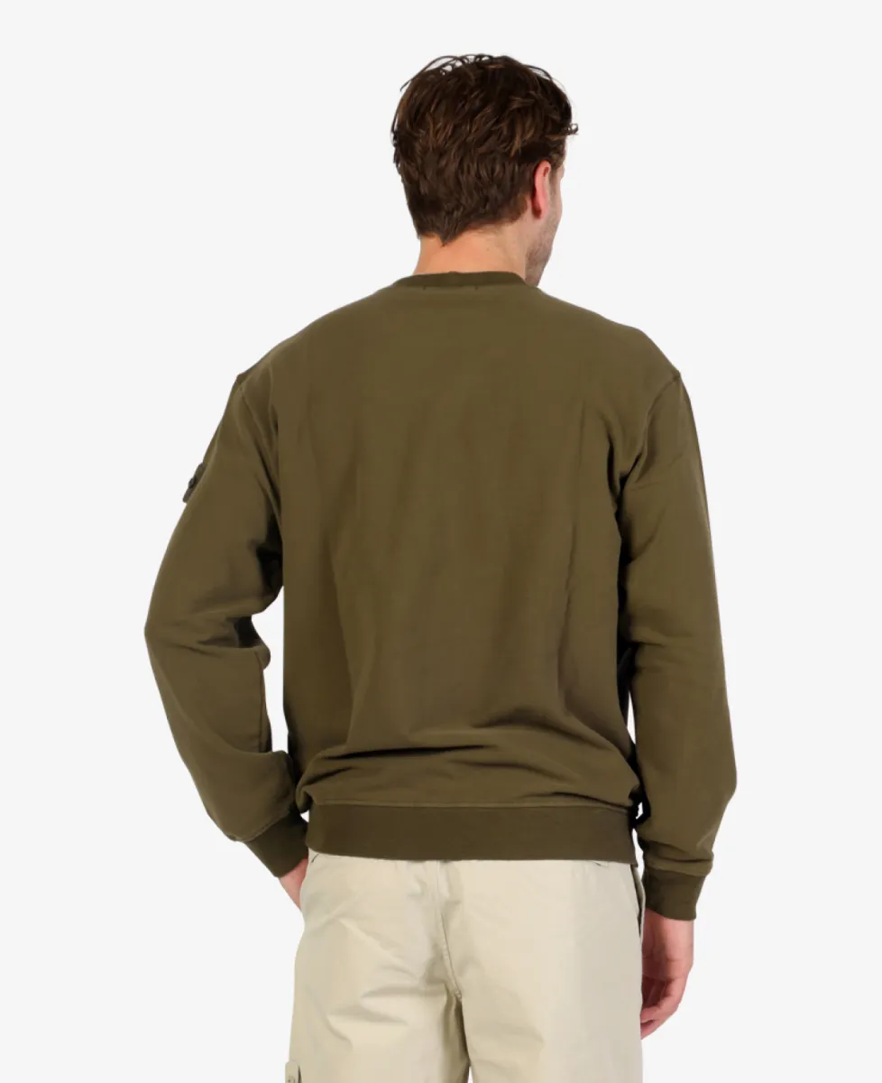 Stone Island Ghost Sweater - V0054 MILITARY GREEN 6 Stone Island Stone Island Ghost Sweater - V0054 MILITARY GREEN