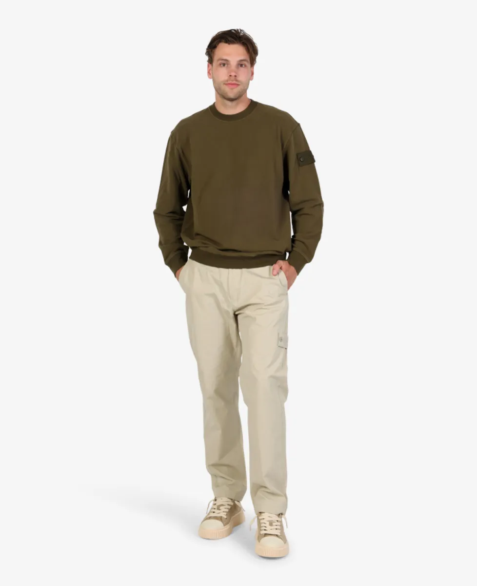 Stone Island Ghost Sweater - V0054 MILITARY GREEN 1 Stone Island Stone Island Ghost Sweater - V0054 MILITARY GREEN