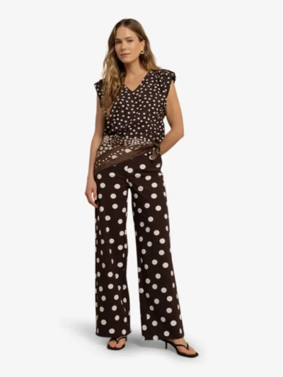 Studio Anneloes Studio Anneloes Top - 8717 espresso/ecru