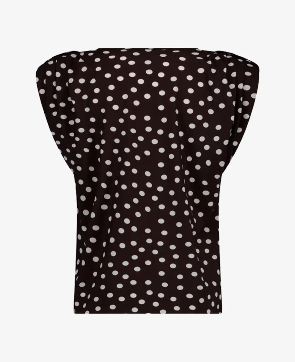 Studio Anneloes Top - 8717 espresso/ecru 5 Studio Anneloes Studio Anneloes Top - 8717 espresso/ecru