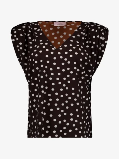 Studio Anneloes Studio Anneloes Top - 8717 espresso/ecru