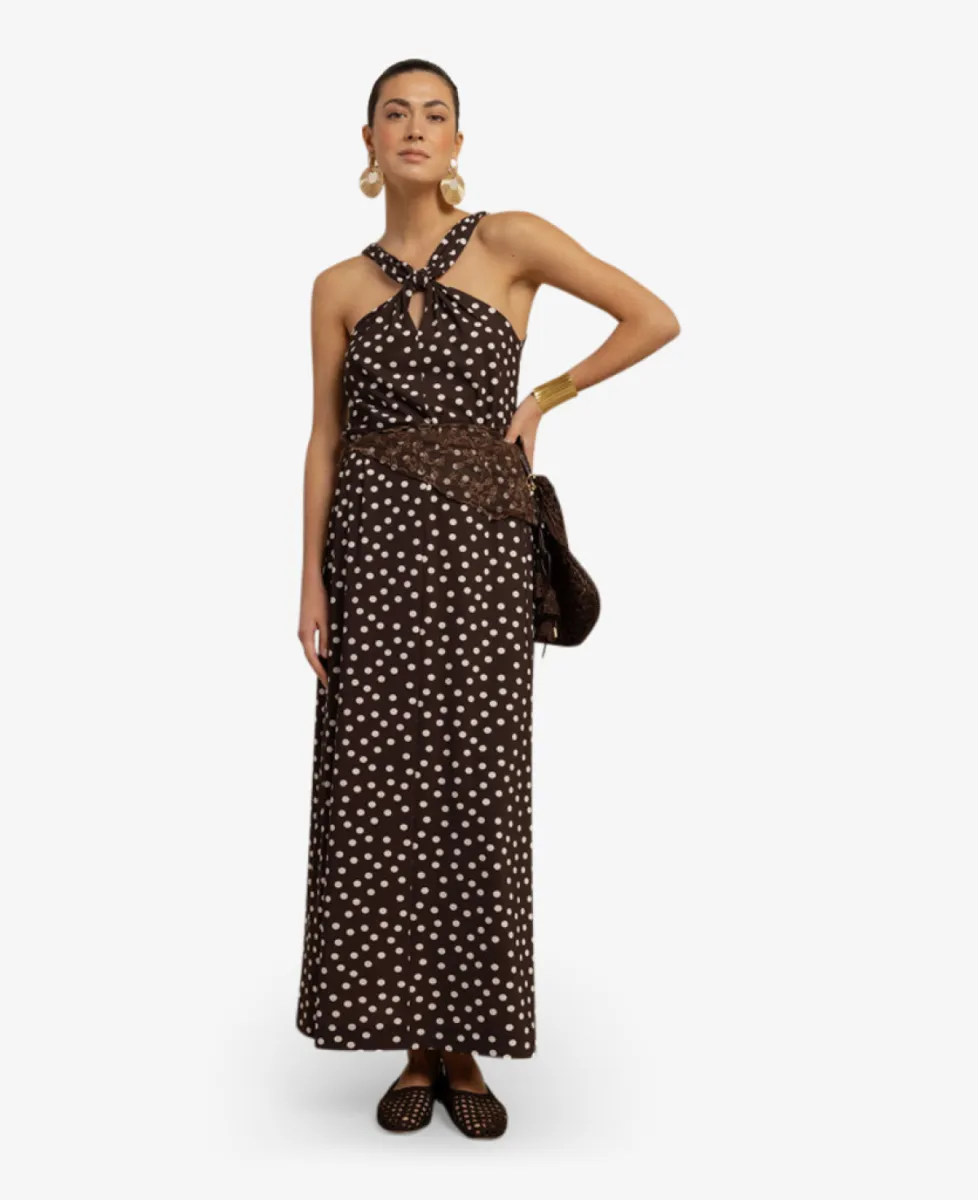 Studio Anneloes Jurk - 8717 espresso/ecru 3 Studio Anneloes Studio Anneloes Jurk - 8717 espresso/ecru
