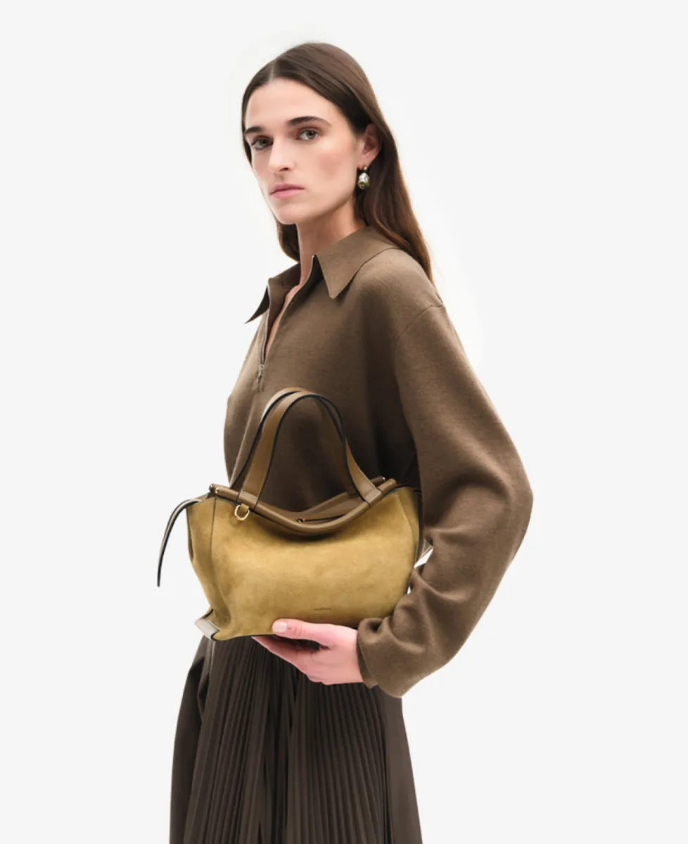 Wandler Tas - Khaki Suede 3 Wandler Wandler Tas - Khaki Suede