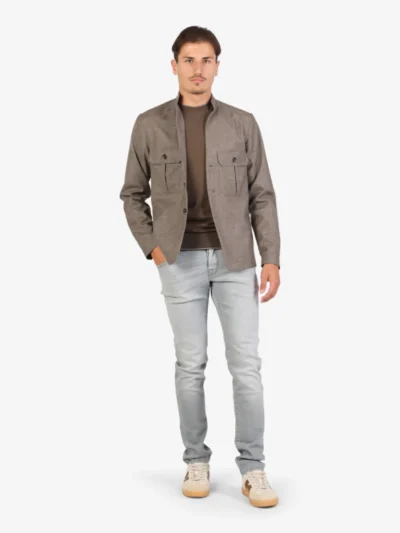 Xacus Xacus Overshirt - Taupe