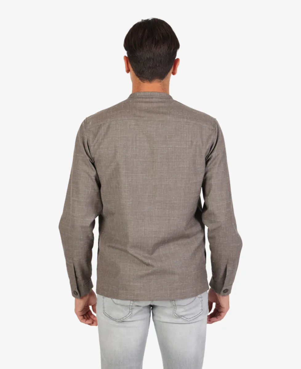 Xacus Overshirt - Taupe 5 Xacus Xacus Overshirt - Taupe