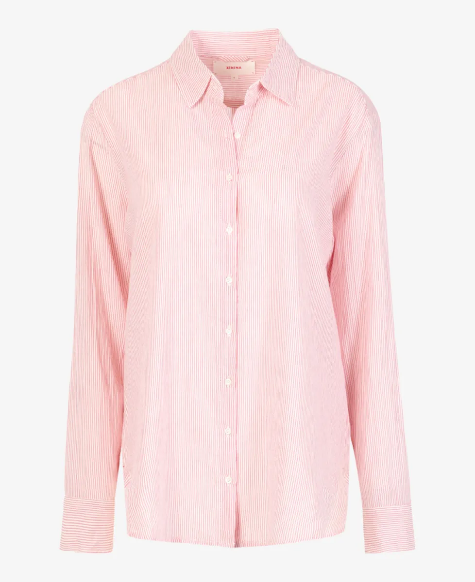 Xirena Blouse - Fruit Stripe 1 Xirena Xirena Blouse - Fruit Stripe