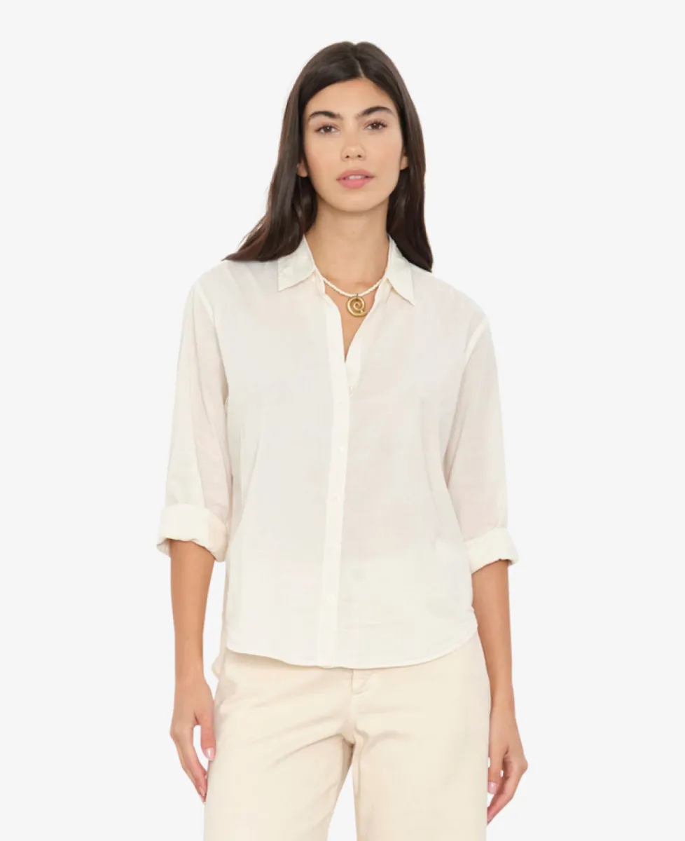 Xirena Blouse - Oysterette 2 Xirena Xirena Blouse - Oysterette