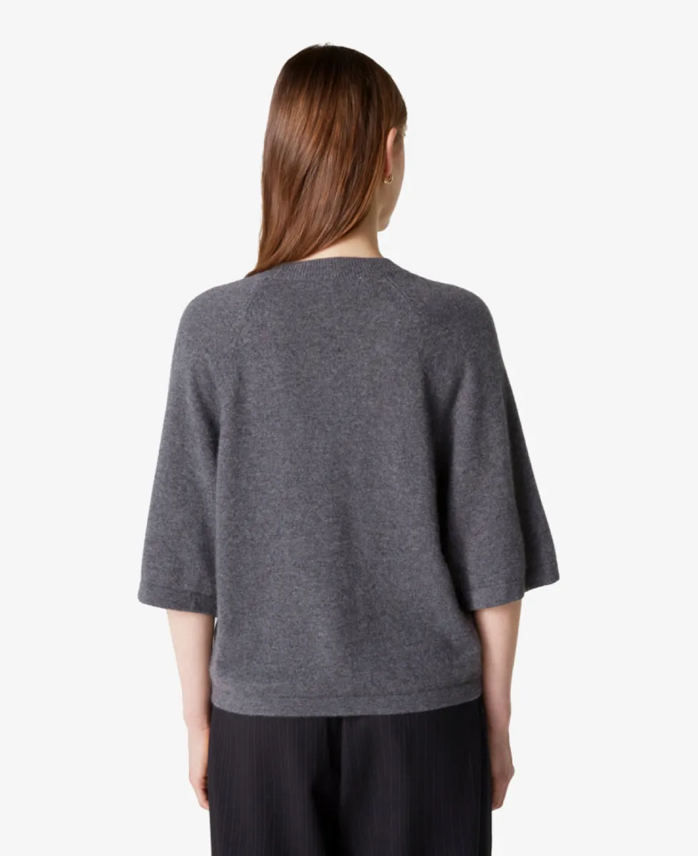 Absolut cashmere Tshirt km - Dark Grey Melange 7 Absolut cashmere Absolut cashmere Tshirt km - Dark Grey Melange