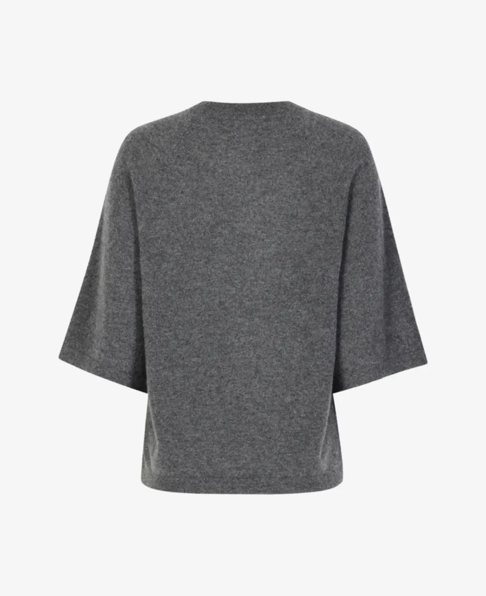 Absolut cashmere Tshirt km - Dark Grey Melange 8 Absolut cashmere Absolut cashmere Tshirt km - Dark Grey Melange