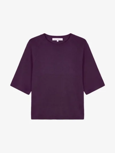 Absolut cashmere Absolut cashmere Tshirt km - Heather Plum