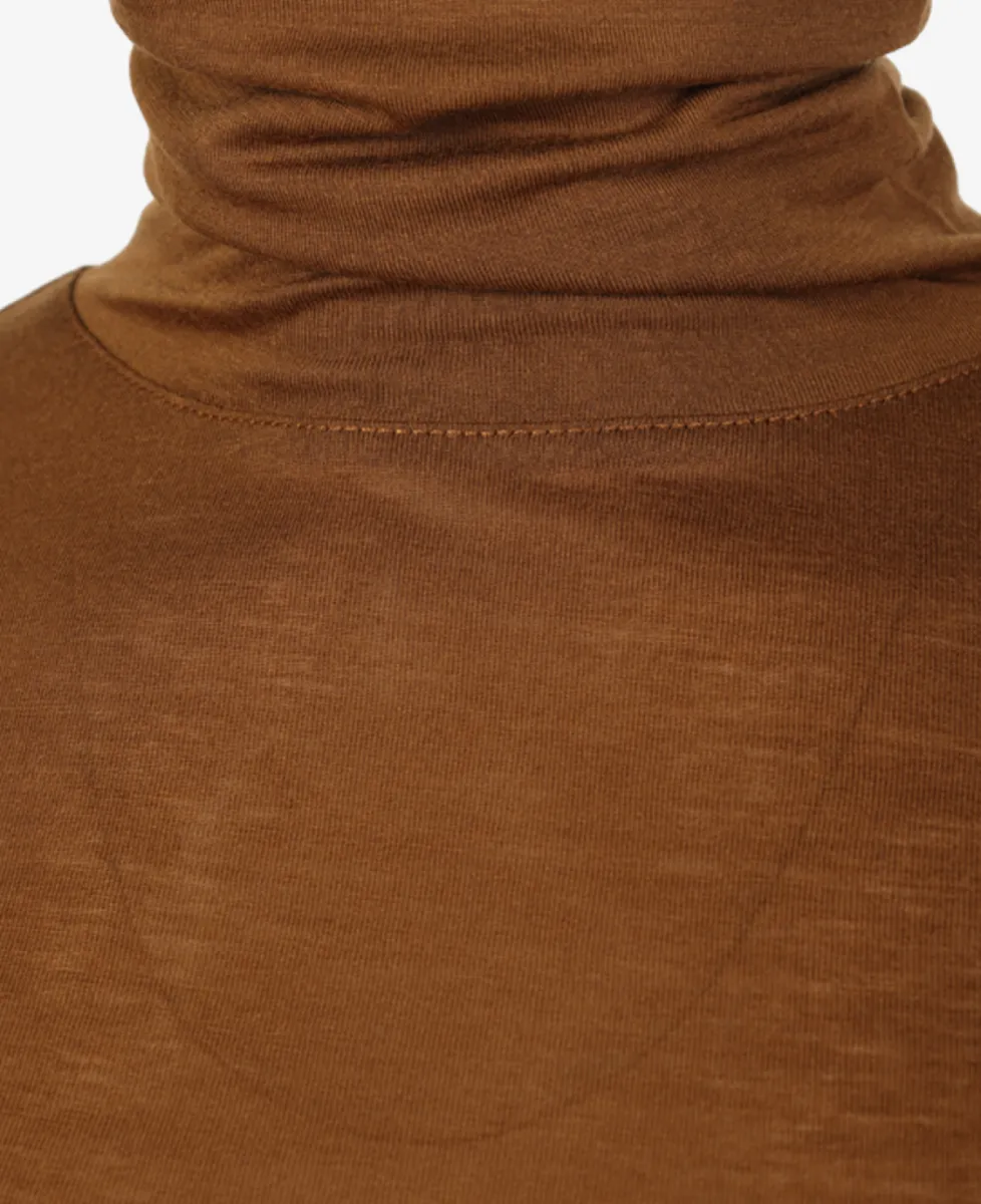 Absolut cashmere Tshirt lm - Coffee 2 Absolut cashmere Absolut cashmere Tshirt lm - Coffee