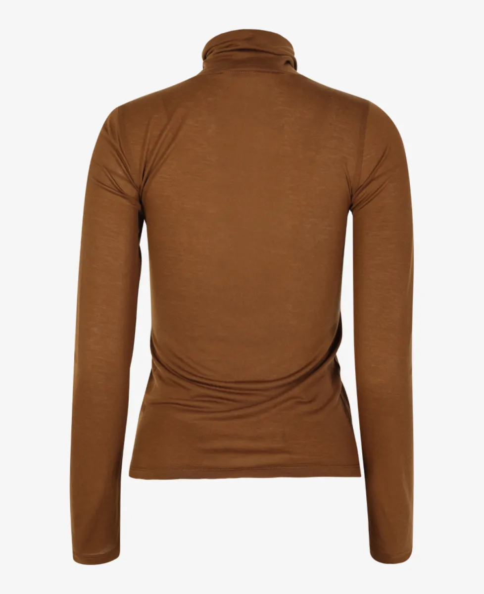 Absolut cashmere Tshirt lm - Coffee 4 Absolut cashmere Absolut cashmere Tshirt lm - Coffee