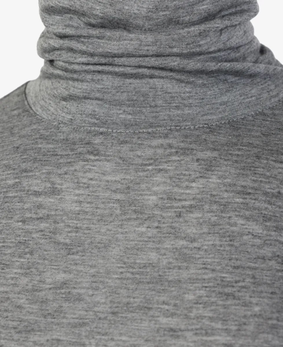 Absolut cashmere Tshirt lm - Grey Melange 2 Absolut cashmere Absolut cashmere Tshirt lm - Grey Melange