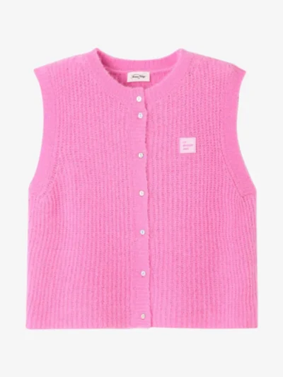American Vintage American Vintage Gilet - Rose Bubble Chine