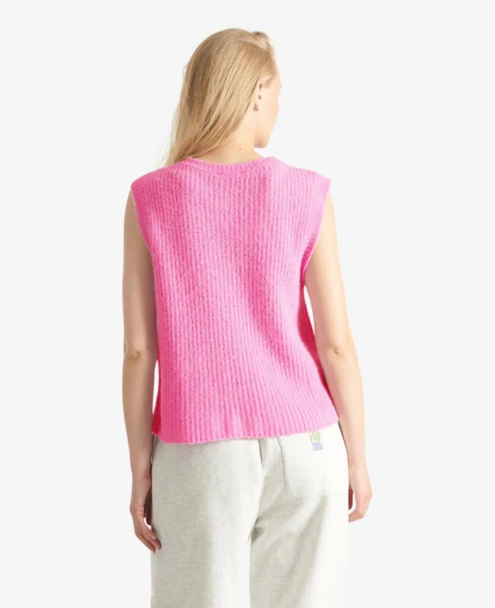 American Vintage Gilet - Rose Bubble Chine 6 American Vintage American Vintage Gilet - Rose Bubble Chine