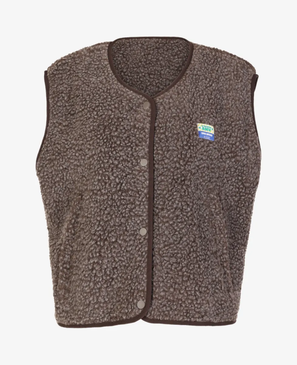 American Vintage Gilet - Marronnier Chine 1 American Vintage American Vintage Gilet - Marronnier Chine