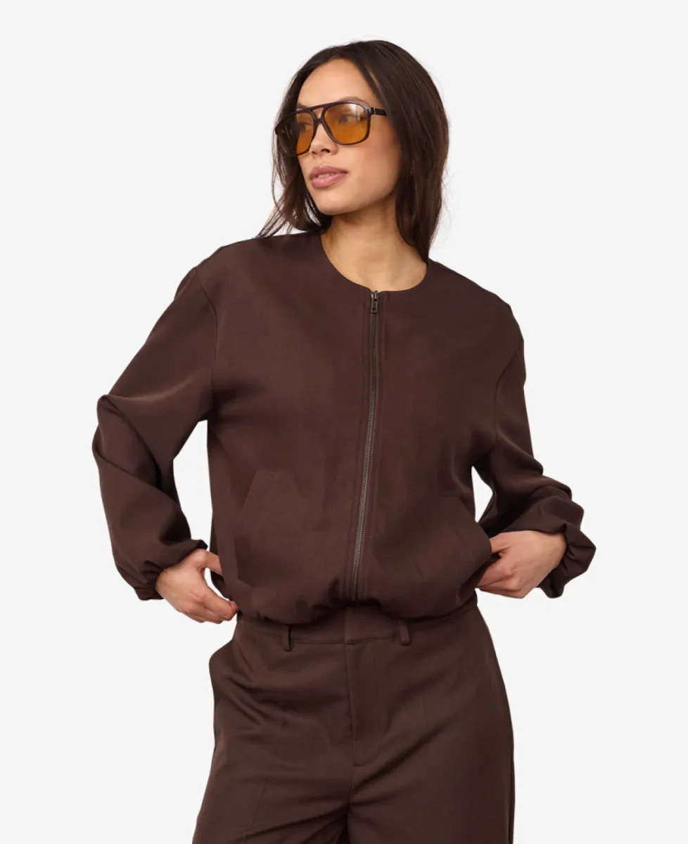 co'couture Blazer - Dark Brown 3 co'couture co'couture Blazer - Dark Brown