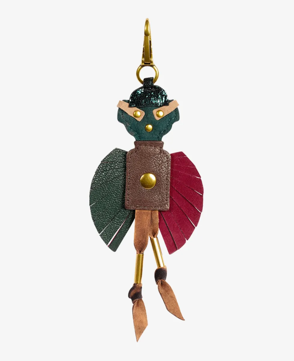 Jerome Dreyfuss Bag charm - Multicolour leo 2 Jerome Dreyfuss Jerome Dreyfuss Bag charm - Multicolour leo