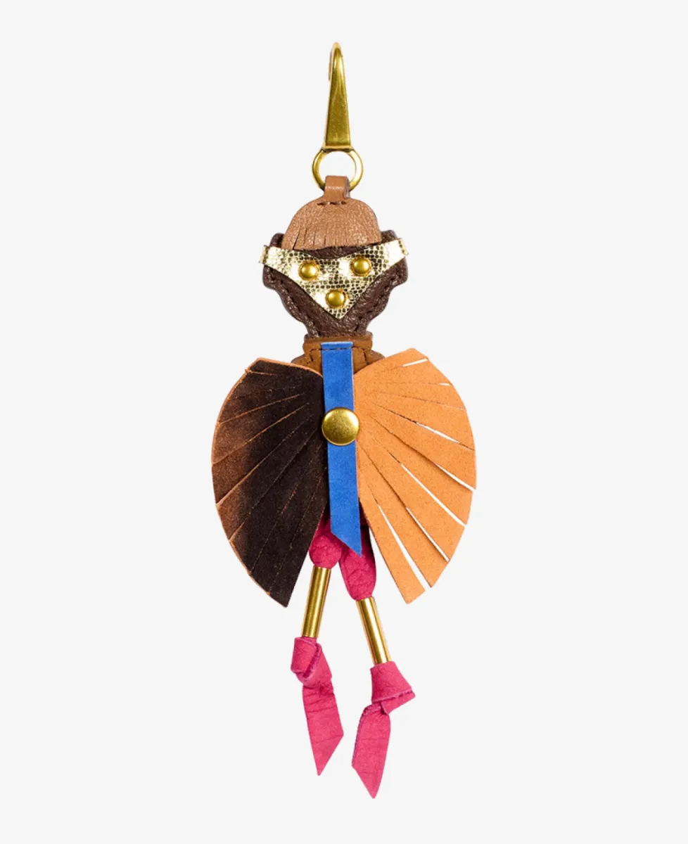 Jerome Dreyfuss Bag charm - Multicolour tie 1 Jerome Dreyfuss Jerome Dreyfuss Bag charm - Multicolour tie