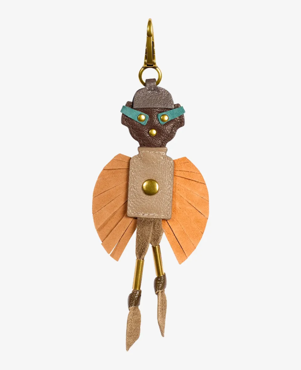 Jerome Dreyfuss Bag charm - Multicolour vert 2 Jerome Dreyfuss Jerome Dreyfuss Bag charm - Multicolour vert