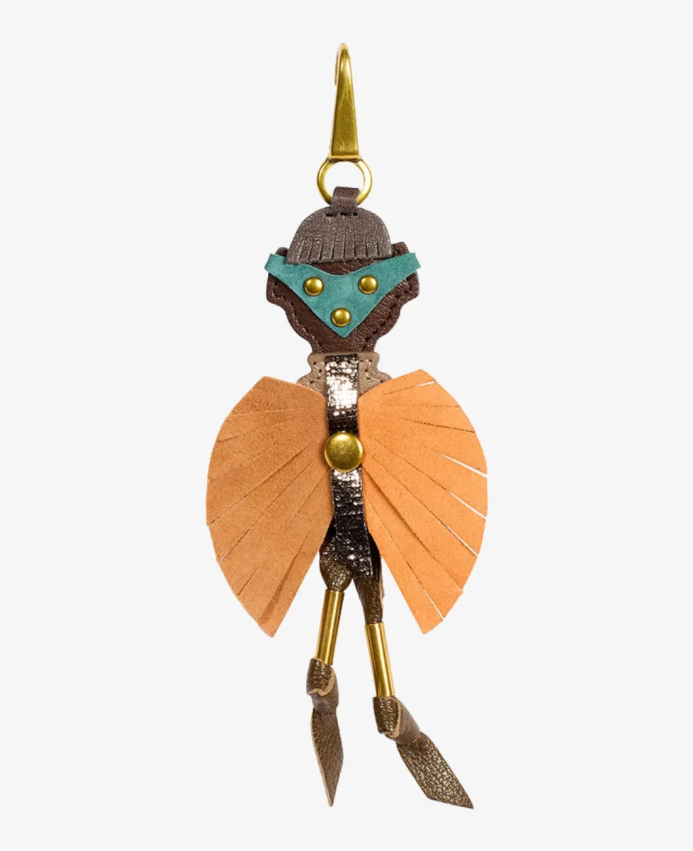 Jerome Dreyfuss Bag charm - Multicolour vert 1 Jerome Dreyfuss Jerome Dreyfuss Bag charm - Multicolour vert