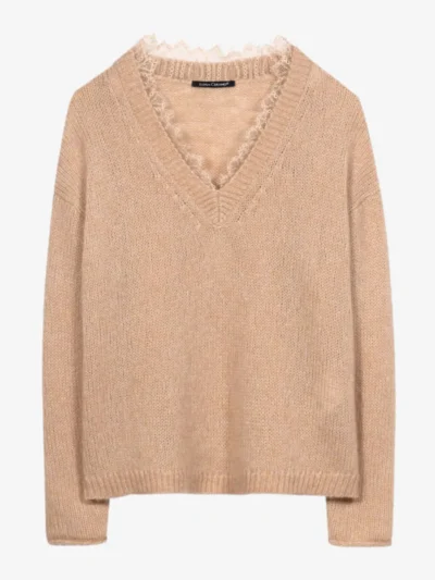 Luisa Cerano Luisa Cerano Pullover Langarm - cappuccino