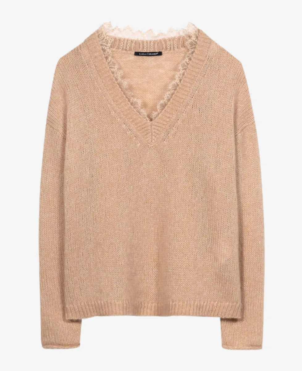 Luisa Cerano Pullover Langarm - cappuccino 1 Luisa Cerano Luisa Cerano Pullover Langarm - cappuccino