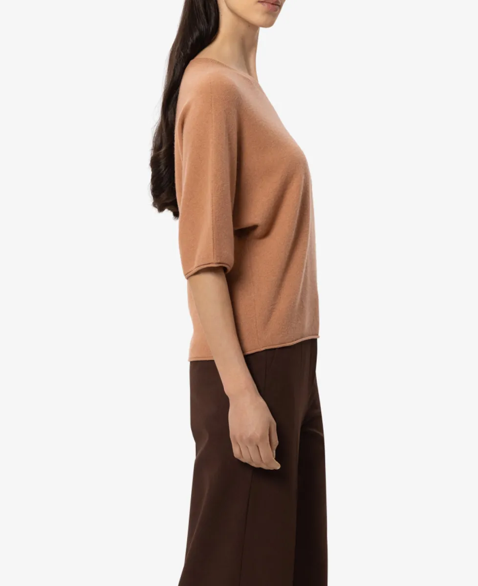 Luisa Cerano Pullover Kurzarm - brick 4 Luisa Cerano Luisa Cerano Pullover Kurzarm - brick