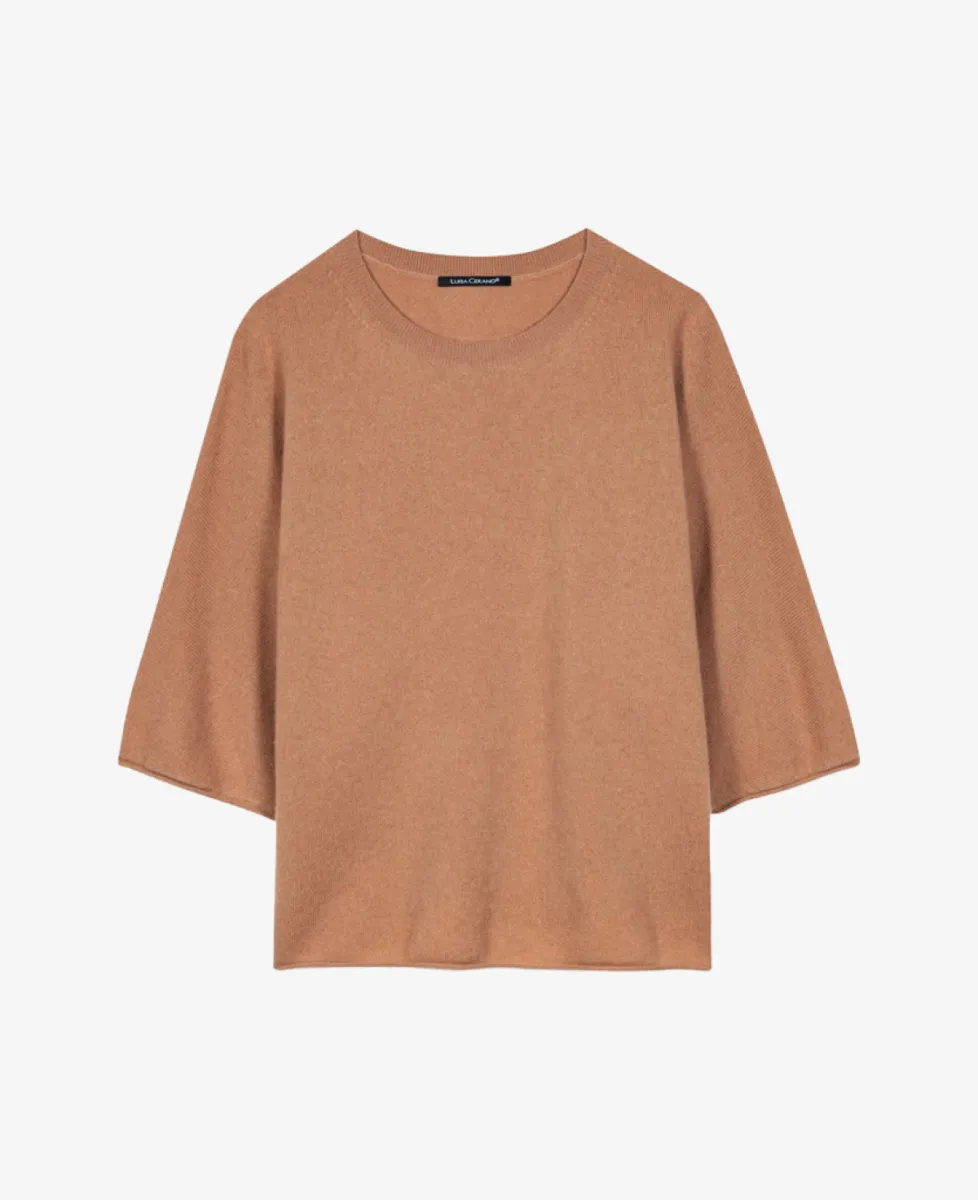 Luisa Cerano Pullover Kurzarm - brick 1 Luisa Cerano Luisa Cerano Pullover Kurzarm - brick