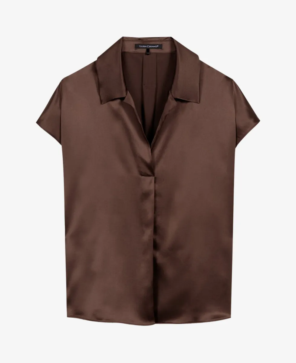 Luisa Cerano Bluse - marone 1 Luisa Cerano Luisa Cerano Bluse - marone