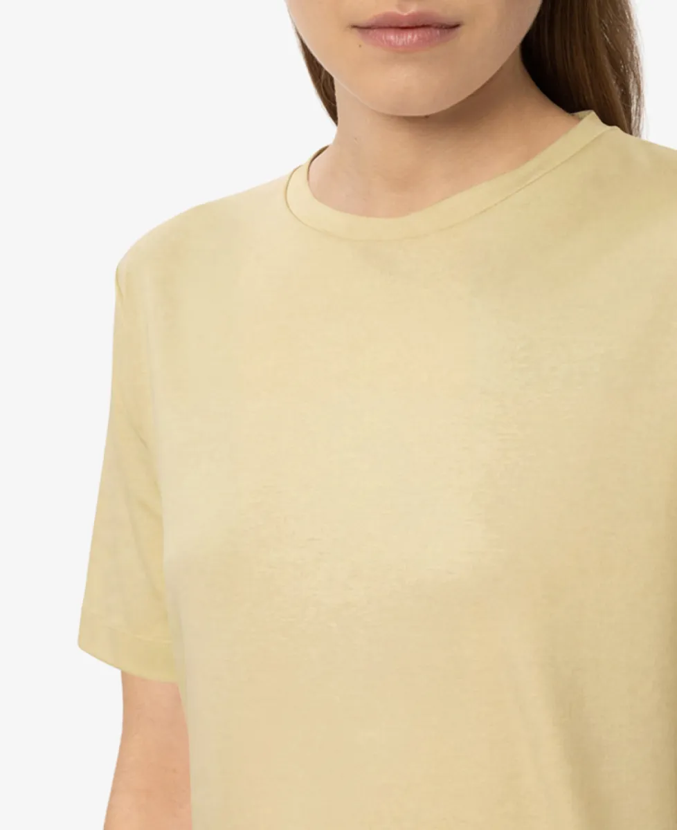 Luisa Cerano T-Shirt aus Organic-Cotton - butter yellow 3 Luisa Cerano Luisa Cerano T-Shirt aus Organic-Cotton - butter yellow