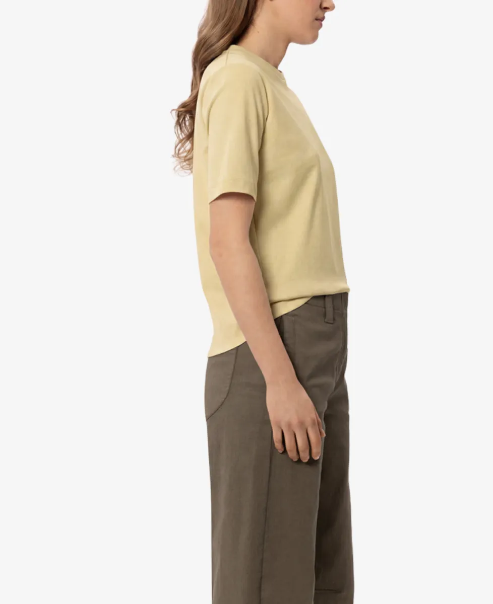 Luisa Cerano T-Shirt aus Organic-Cotton - butter yellow 4 Luisa Cerano Luisa Cerano T-Shirt aus Organic-Cotton - butter yellow