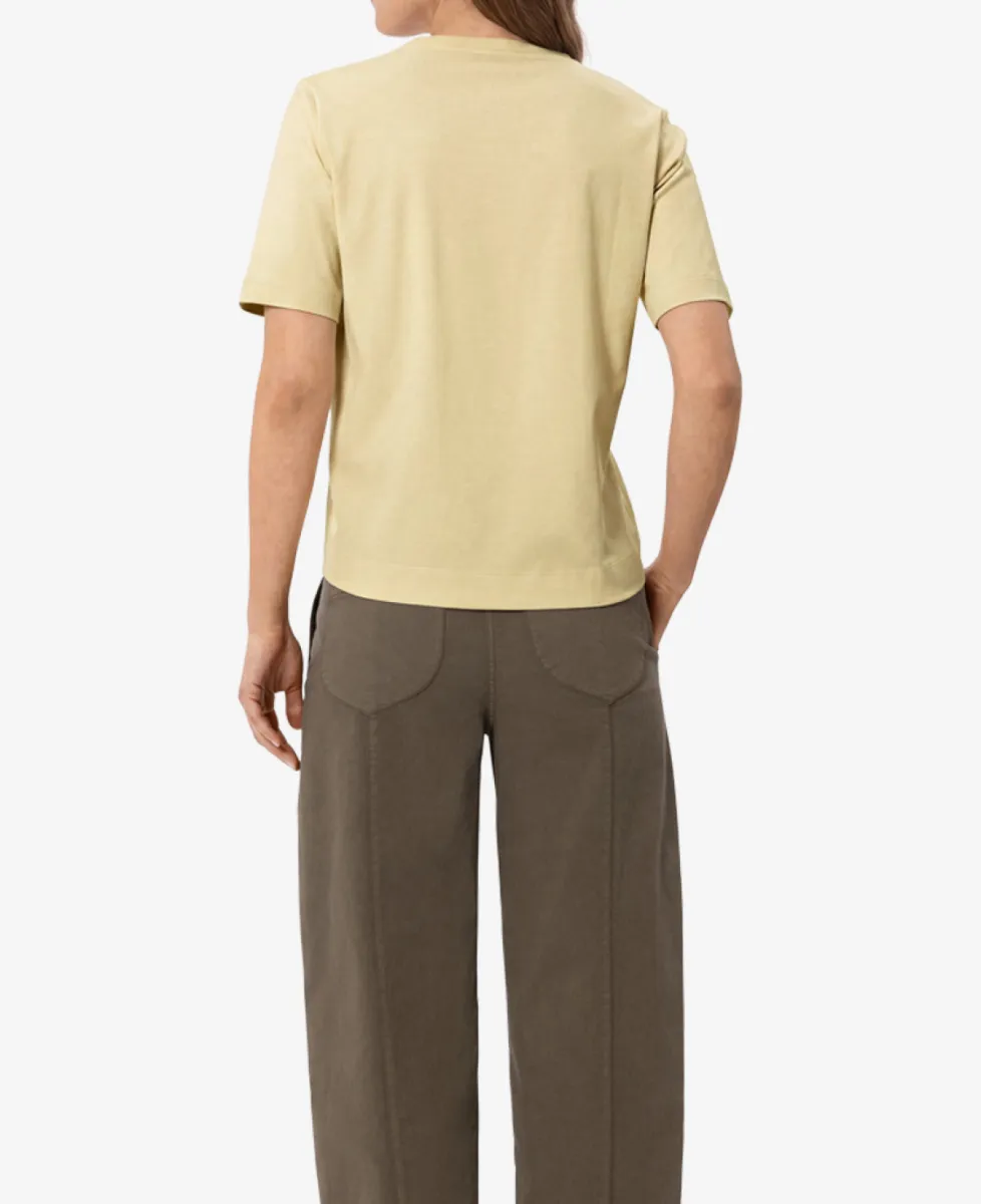 Luisa Cerano T-Shirt aus Organic-Cotton - butter yellow 5 Luisa Cerano Luisa Cerano T-Shirt aus Organic-Cotton - butter yellow