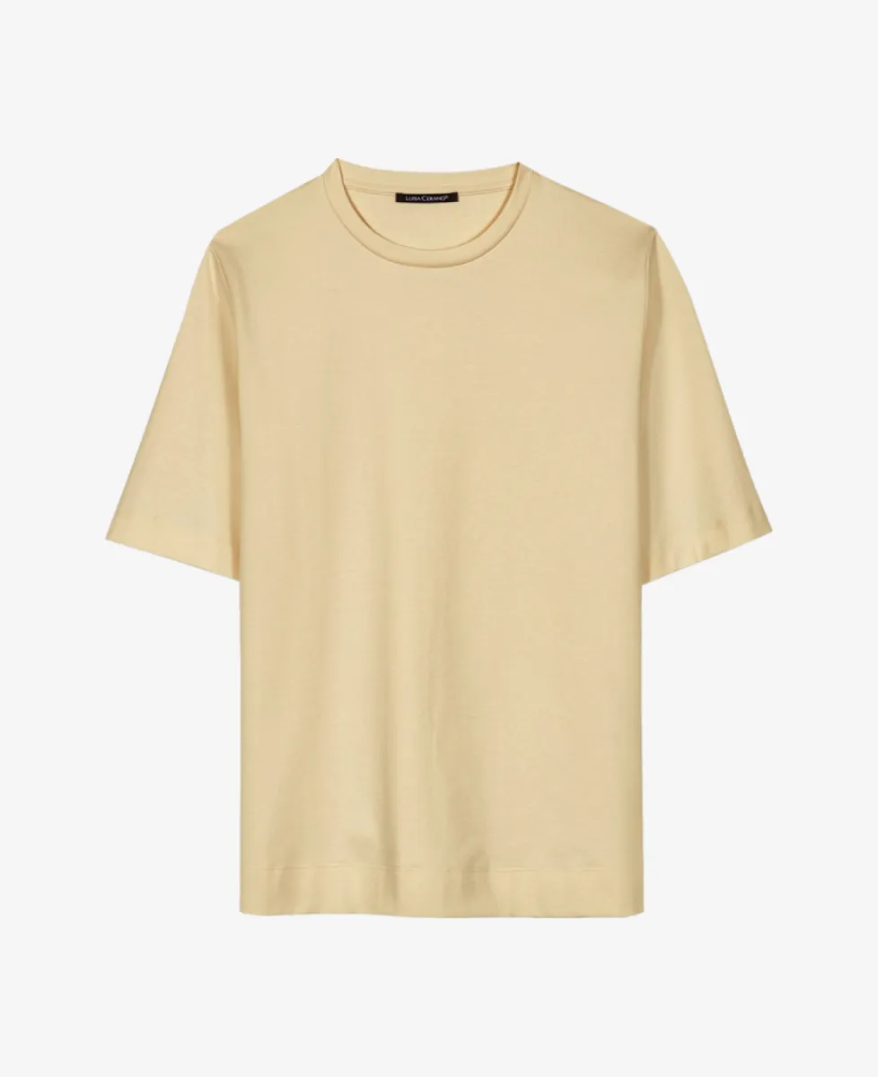 Luisa Cerano T-Shirt aus Organic-Cotton - butter yellow 1 Luisa Cerano Luisa Cerano T-Shirt aus Organic-Cotton - butter yellow